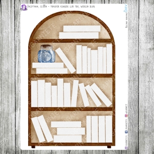 Zaczytana, cz.08a - tracker - duży regał z książkami