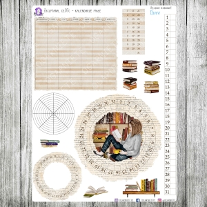 Zaczytana, cz.07c - zestaw kalendarzy