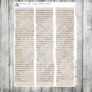 Zaczytana, cz.03s - paseczki a la washi, krótkie