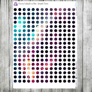 Nocny Łabędź, cz.04a - kropki 5mm