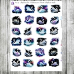 Nocny Łabędź, cz.06c - Nocne i Galaktyczne Łabędzie (małe)