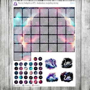 Nocny Łabędź, cz.07b - średni kalendarz