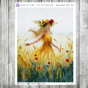 Upalne lato, cz.06g - lato v.03 (1 naklejka)