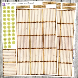 Pandy, cz.07a - duży kalendarz (dwie strony)