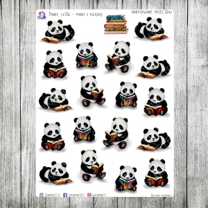 Pandy, cz.06e - pandy z książkami