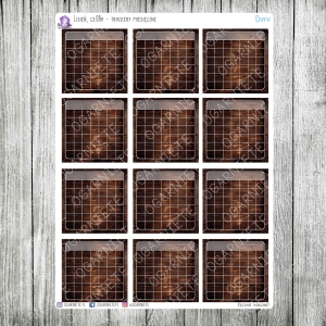 Lisień, cz.08a - trackery miesięczne