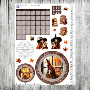 Lisień, cz.07c - zestaw kalendarzy/trackerów