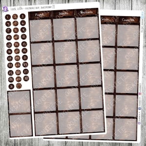 Lisień, cz.07a - kalendarz miesięczny (dwie strony)