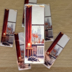 Zakładka do książek - Przytulnie z psem 02