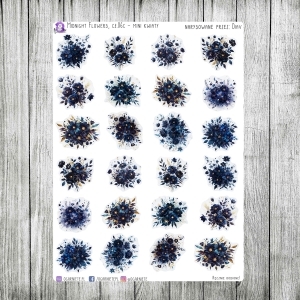 Midnight Flowers, cz.06c - mini kwiaty