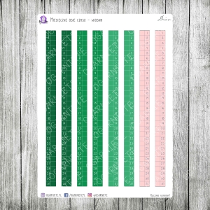 Miesięczne osie czasu - wiosna