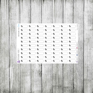 Piktogramy: kroki z miejscem na wpisanie ilości, 5mm