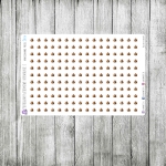 Piktogramy łazienkowe: kupka szczęścia (5mm)