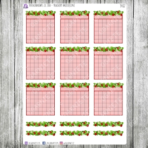 Truskawkowy, cz.10a - trackery/śledziki kalendarzowe