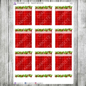 Truskawkowy, cz.10b - trackery/śledziki kalendarzowe