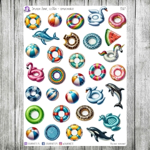 Splash Zone, cz.06a - dmuchane basenowe zabawki