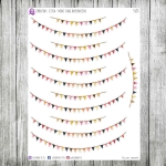 Urodziny, cz.06a - małe flagi dekoracyjne