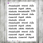 Urodziny, cz.02b - dni tygodnia