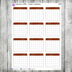 Jesieniara, cz.08a - miesięczne trackery