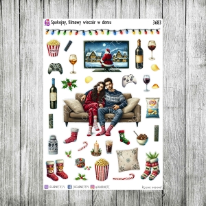 Spokojny, filmowy wieczór w domu