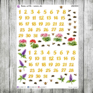 Bzzzz, cz.02b - numery dni