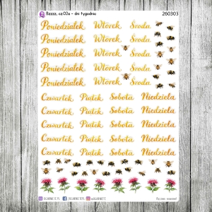 Bzzzz, cz.02a - dni tygodnia