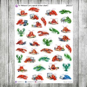 For Molusco! - one very special sticker sheet