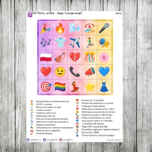 ESC Party, cz.06m - Bingo!!! (emoji)