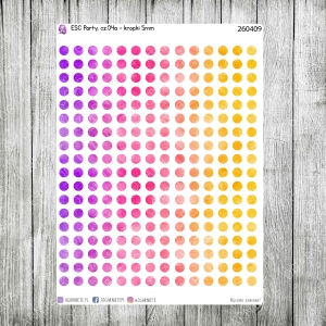 ESC Party, cz.04a - kropki 5mm