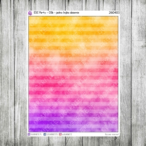 ESC Party, cz.03b - jedna linijka dziennie, ale bez numerów!