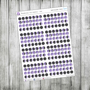 Akwarelowe Fazy Księżyca - mini