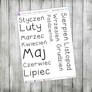 Pszczeli Miesiąc, część 8 - Nazwy miesięcy